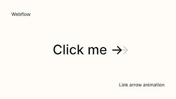 Simple Animated Link Arrows in Webflow (Hover Interaction)