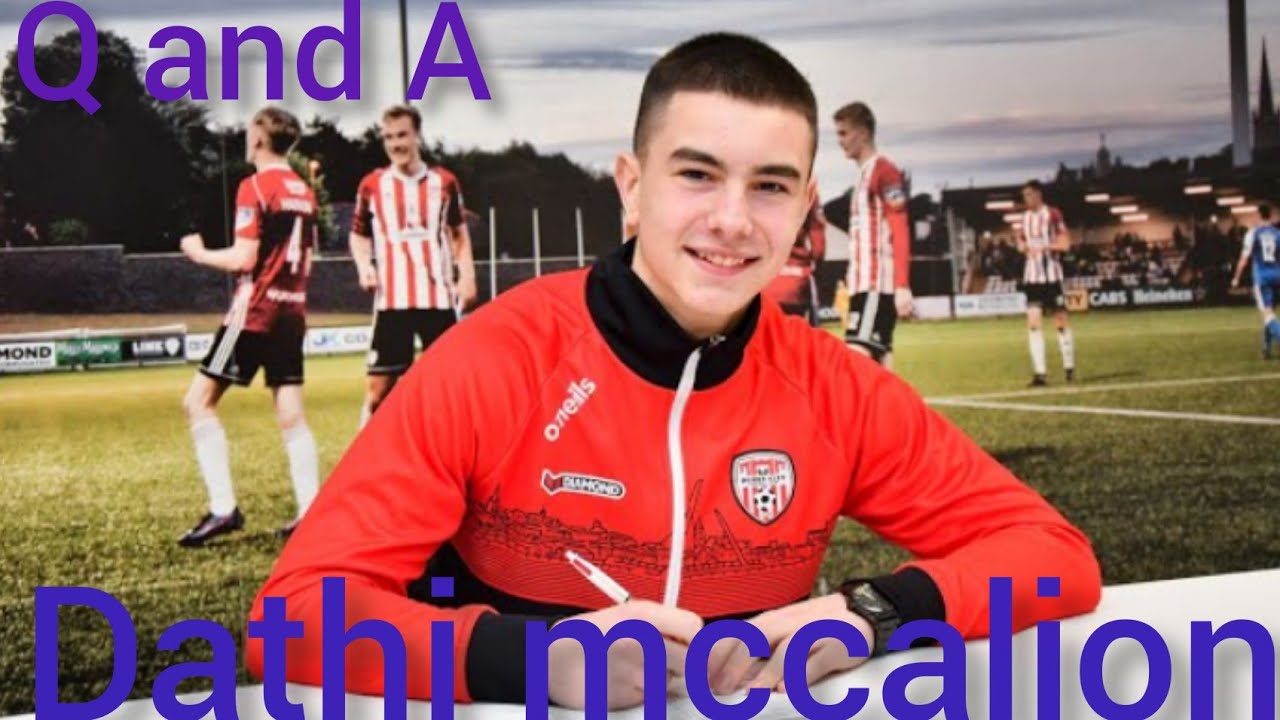 Q and A with Derry city's youngest ever professional footballer