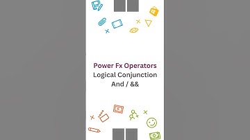 Learn about the Power Fx And / && operator to do logical conjunction #powerfx #microsoft #coding