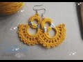 Aretes con chapitas # 143 Muy faciles de hacer!