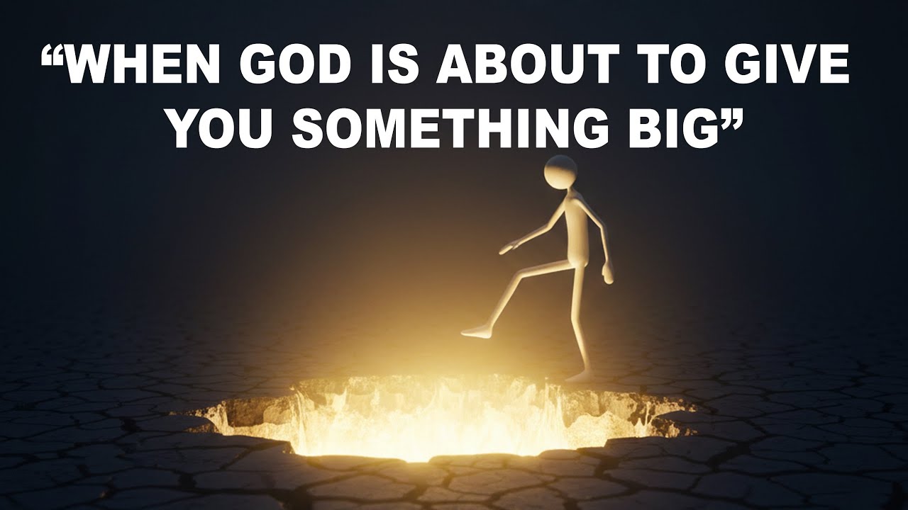 WHEN GOD IS ABOUT TO GIVE YOU SOMETHING BIG 