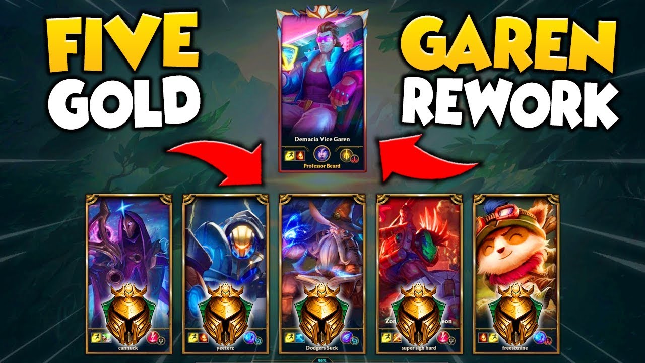 League Of Legends Garen Rework