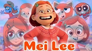 6 Art Styles Challenge Mei Lee from Turning Red👩🏻‍🦰