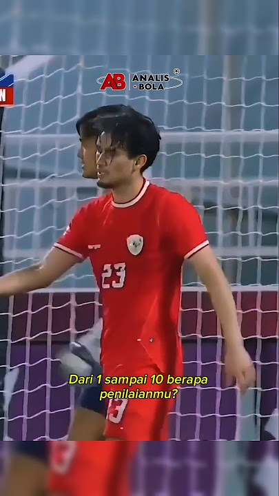 Nathan Tjoe-A-On's heroic action saved the Indonesian national team's goal.