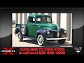 1941 Ford Half-Ton Pickup -- SOLD