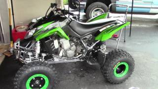 Arctic Cat DVX400 with Lexx Exhaust Comparison