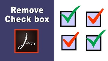 how to remove checkbox from fillable pdf form using adobe acrobat pro 2017