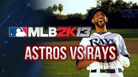 MLB 2K13 - Gameplay - Astros vs Rays