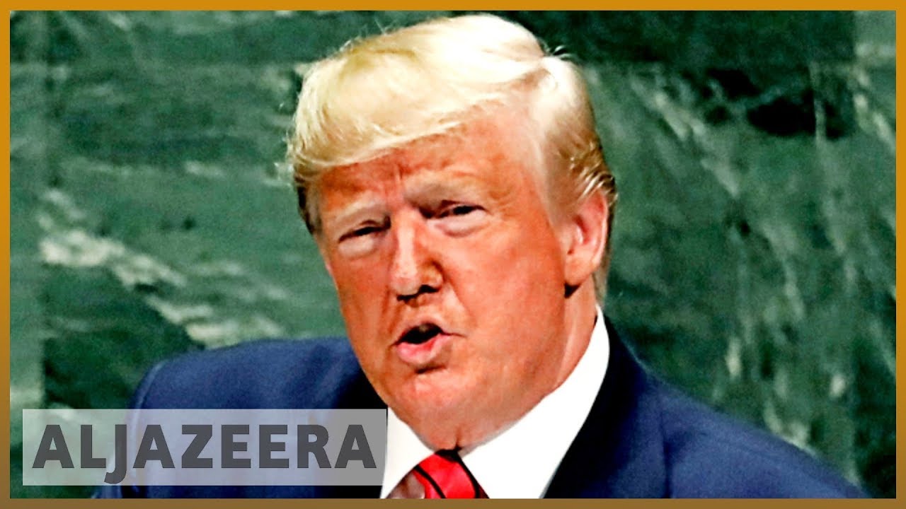 الرئيس الأمريكي ترامب يحدد الإجراءات المتخذة بشأن إيران والصين في محادثات الأمم المتحدة