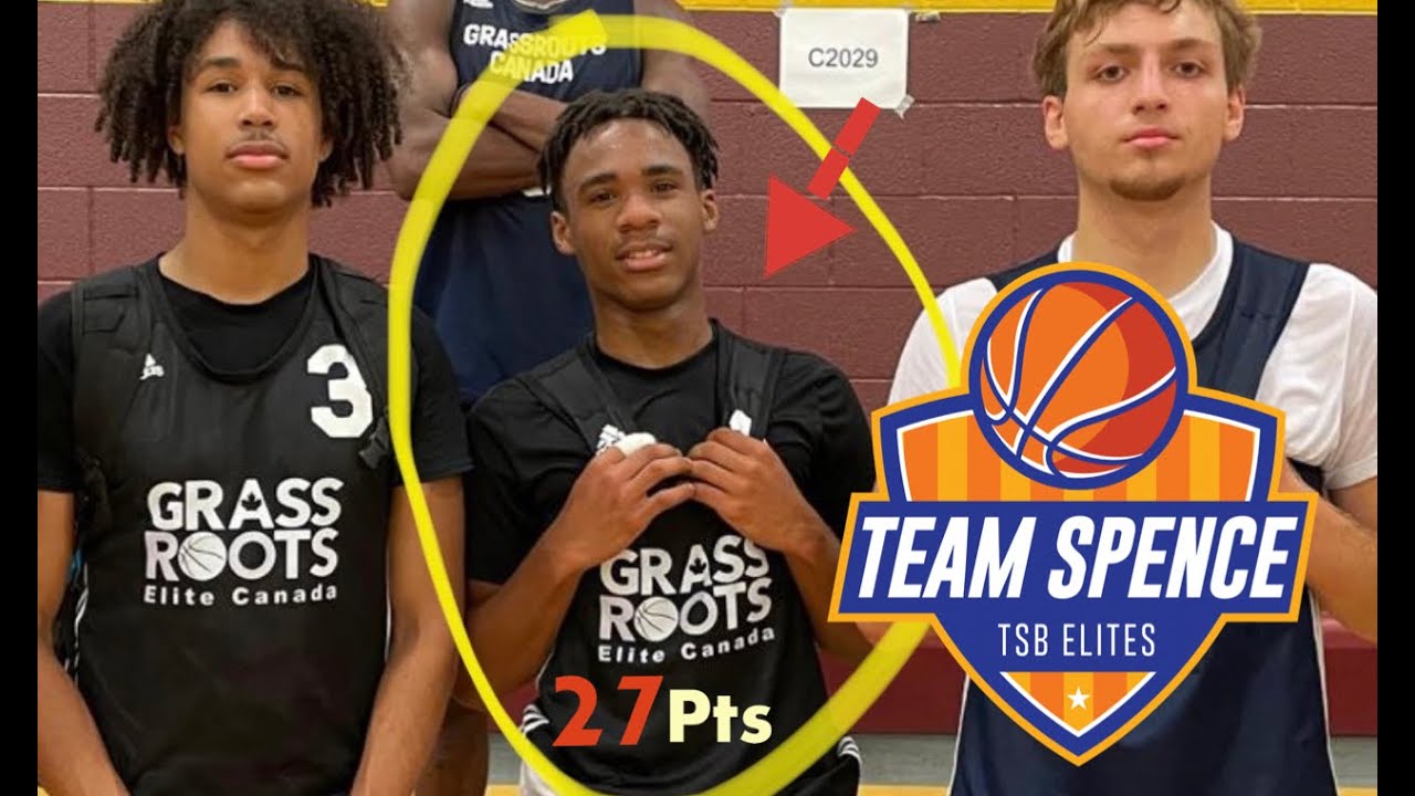 15u Adidas Gold Circuit | Grassroots Elite Canada Vs Utah Gold | Highlights | Neiko Spence - 27pts |