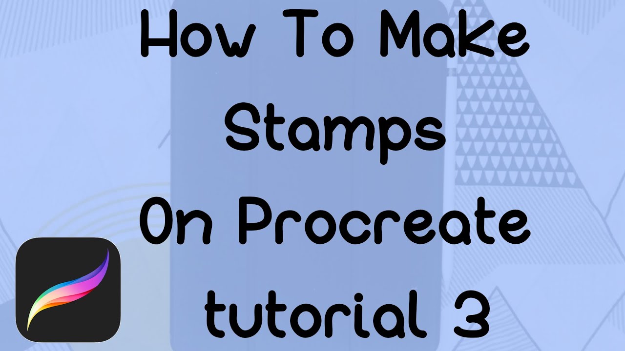 How to Create a Procreate Stamp Brush - YouTube