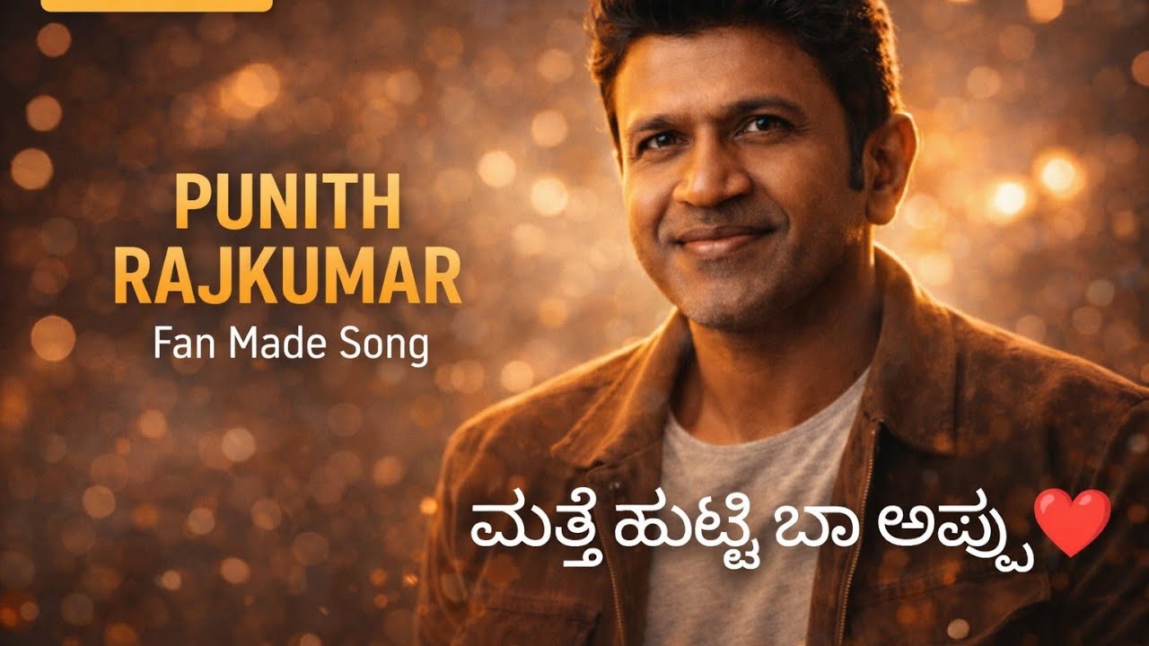 “Puneeth Rajkumar Tribute Song | Appu Lives in Our Hearts”