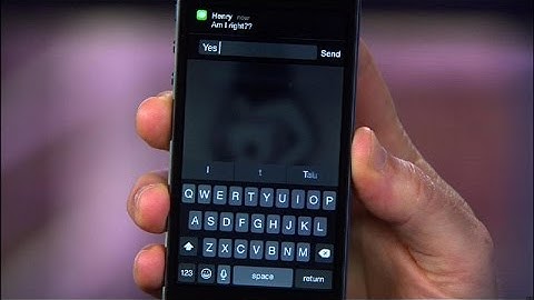 Use interactive notifications in iOS 8