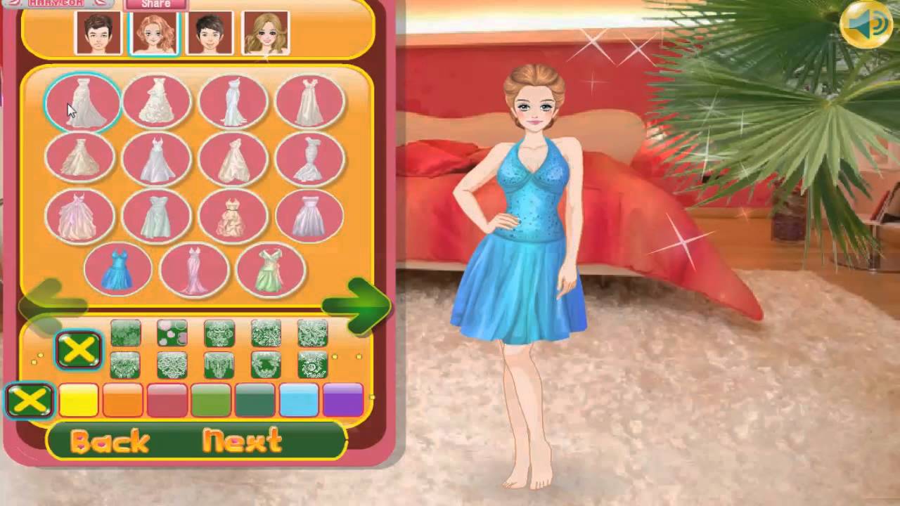 Bride and Grooms Free mobile Dress up Game Tutorial for funny little