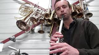 Artist aluminium Low D whistle (Foggy Dew) - Workshop demo