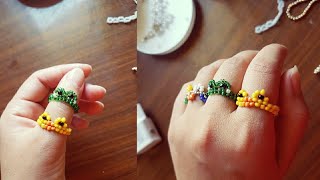 Diy Duck & Frog | Deads Ring Making Tutorial | Bead Ring