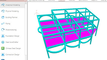 Adding of Concrete Plates To a Structural Building With Staad.pro Advanced Connect Edition.