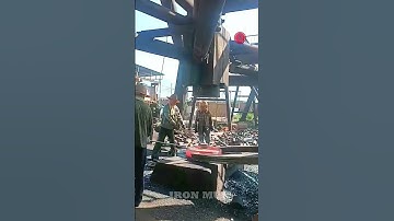 Creating Flanges Using Iron Billet #iron #flange