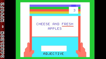 TI-99/4A - Beginning Grammar © 1978 Texas Instruments - Gameplay