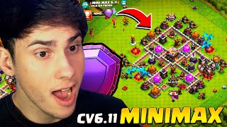 ELE PEGOU LIGA LENDÁRIA EM UM CV6.11 MINIMAX CLASH OF CLANS