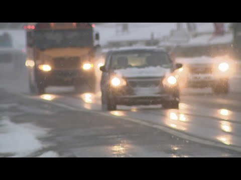 Lake Effect snow hitting parts of WNY - YouTube