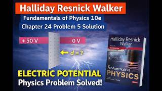 Electric Potential Made Easy ⚡ | Halliday 10e Chapter 24 Problem 5 (Step-by-Step)