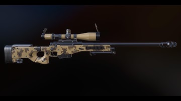 How To Create PUBG AWM SNIPER RIFLE 3d Model IN Blender.