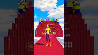 GTA 5 Water Ragdolls Spiderman EP 344 (Euphoria Physics | Funny Moments) Funny #short #gta