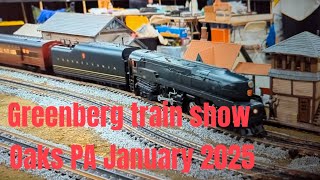 Greenberg train show oaks pa January 2025 & dedication to Harry Henning III