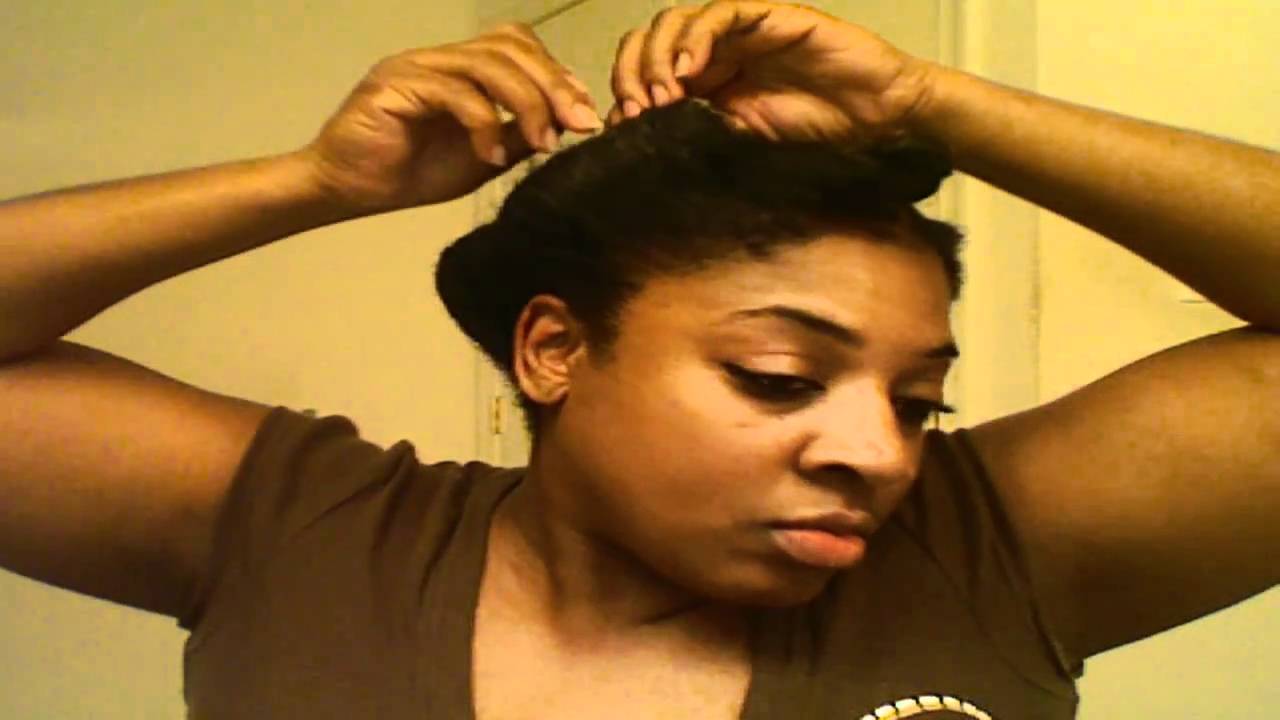 Protective Style Tutorial Natural Hair Tuck With Two Strand