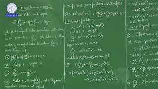 MAT 12TH DIFFERENTIAL EQUATIONS EXAMPLE 28  MISCELLANEOUS EXERCISE (QNO 1,2)