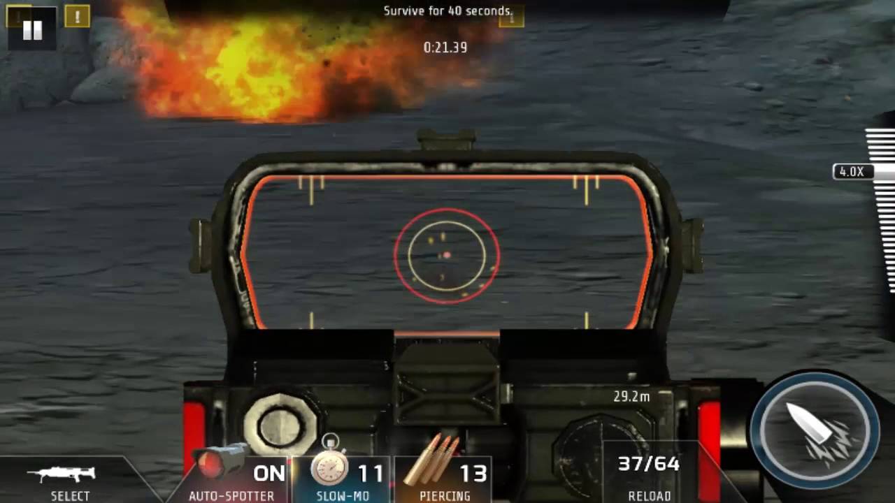 Kill Shot Bravo Region 14 Primary Mission 30 - Survive for 40 seconds