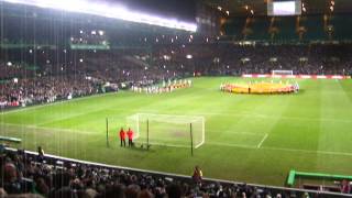 Celtic FC VS FC Red Bull Salzburg ... Teams Walking Out