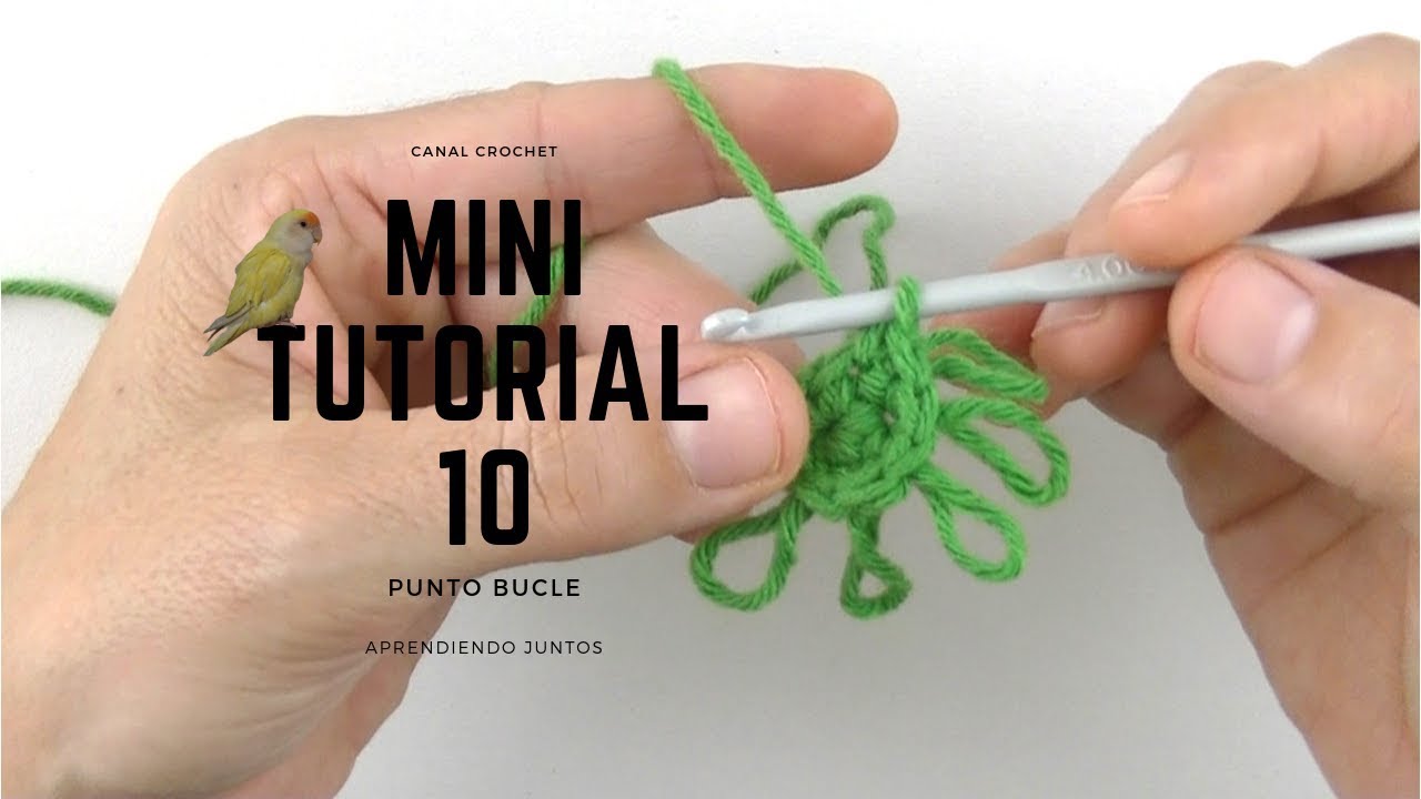 Punto bucle mini tutorial ( loop Stitch)