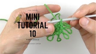 Punto bucle mini tutorial ( loop Stitch)