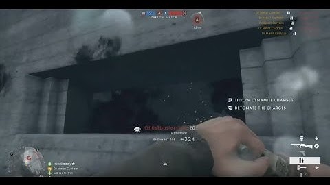 10 MAN DYNAMITE KILL!!! - Battlefield 1 Crazy Multi Kill