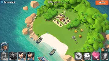 Boom Beach Gameplay Walkthrough - Decimated for Android/IOS