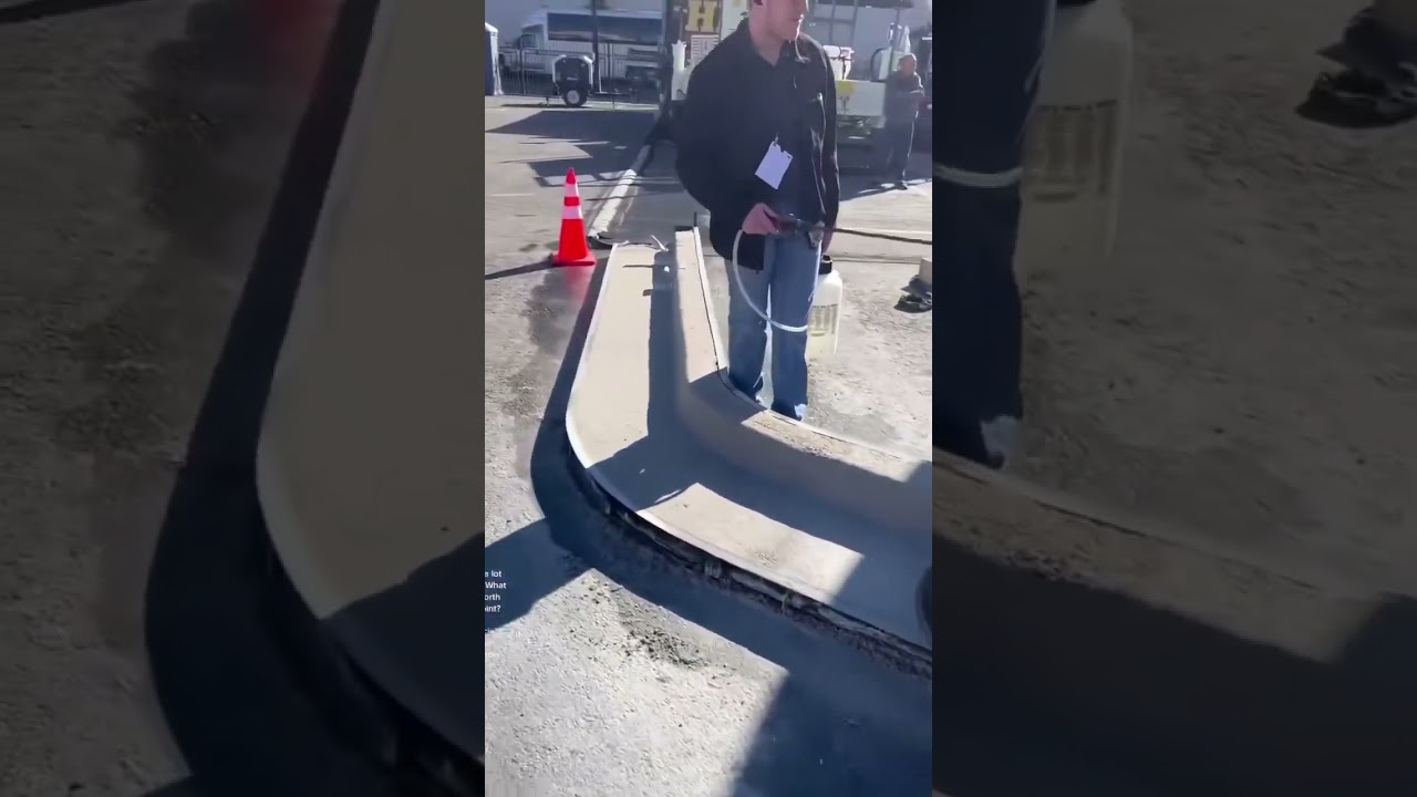 Concrete curb work! 🤩👍 