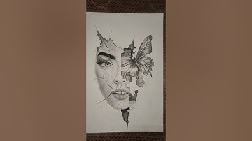 Beautiful transition drawing | #drawing #transition #shorts