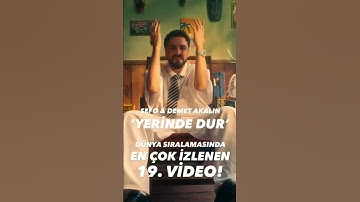 Thumbnail of Sefo & Demet Akalın’ın yeni şarkısı ‘Yerinde Dur’ dünya sıralamasında en çok izlenen 19. video!