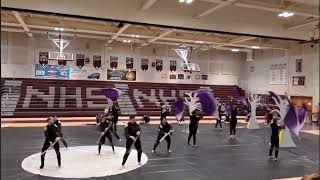 Lyman Hall/Sheehan High School Winter Guard Competition Naugatuck, CT