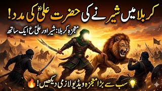 The Miraculous Lion of Karbala: A Story of Faith and Valor