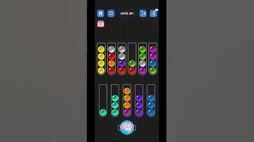 Lv 261 Ball Sort Puzzle - Color Game / 顏色分類遊戲 / ボールソーティングパズル (Guru Game)  #ballsortpuzzle