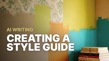 Creating Style Guides for AI Writing - Novelcrafter Live