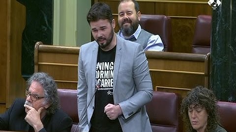 Rufián pide a Rajoy que hable con los hermanos González Dalton