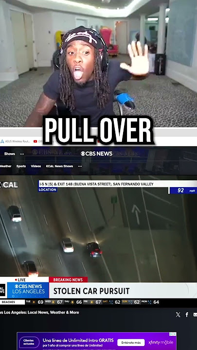 Kai Cenat's Viewer Was in a Police Chase💀