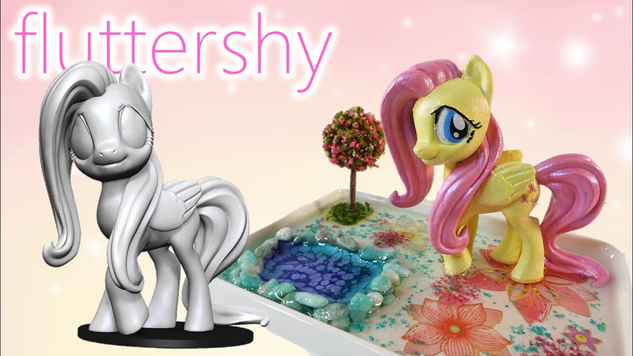 Wizkids Fluttershy Custom Pony Resin Trinket Dish - YouTube