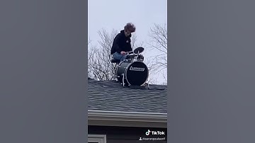 Thumbnail of I put my drums on my roof.