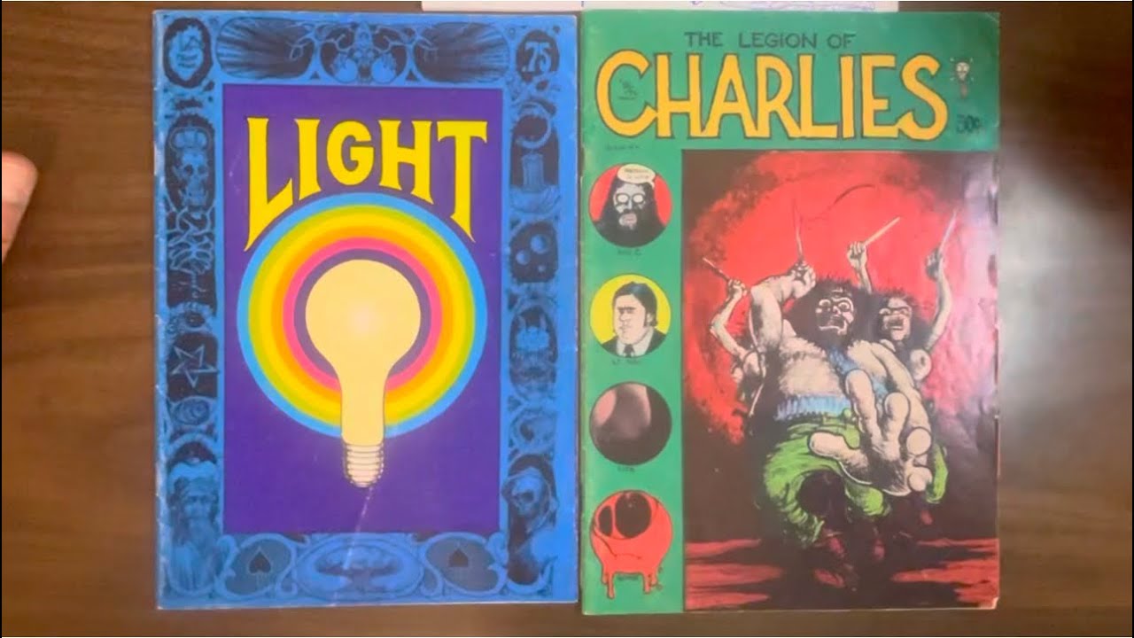 Light and Legion Of Charlies, a double feature of Greg Irons and Tom Veitch underground classics!