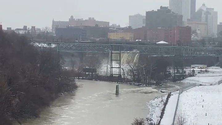 E-biking around snowy Rochester NY on Dec 23, 2025 